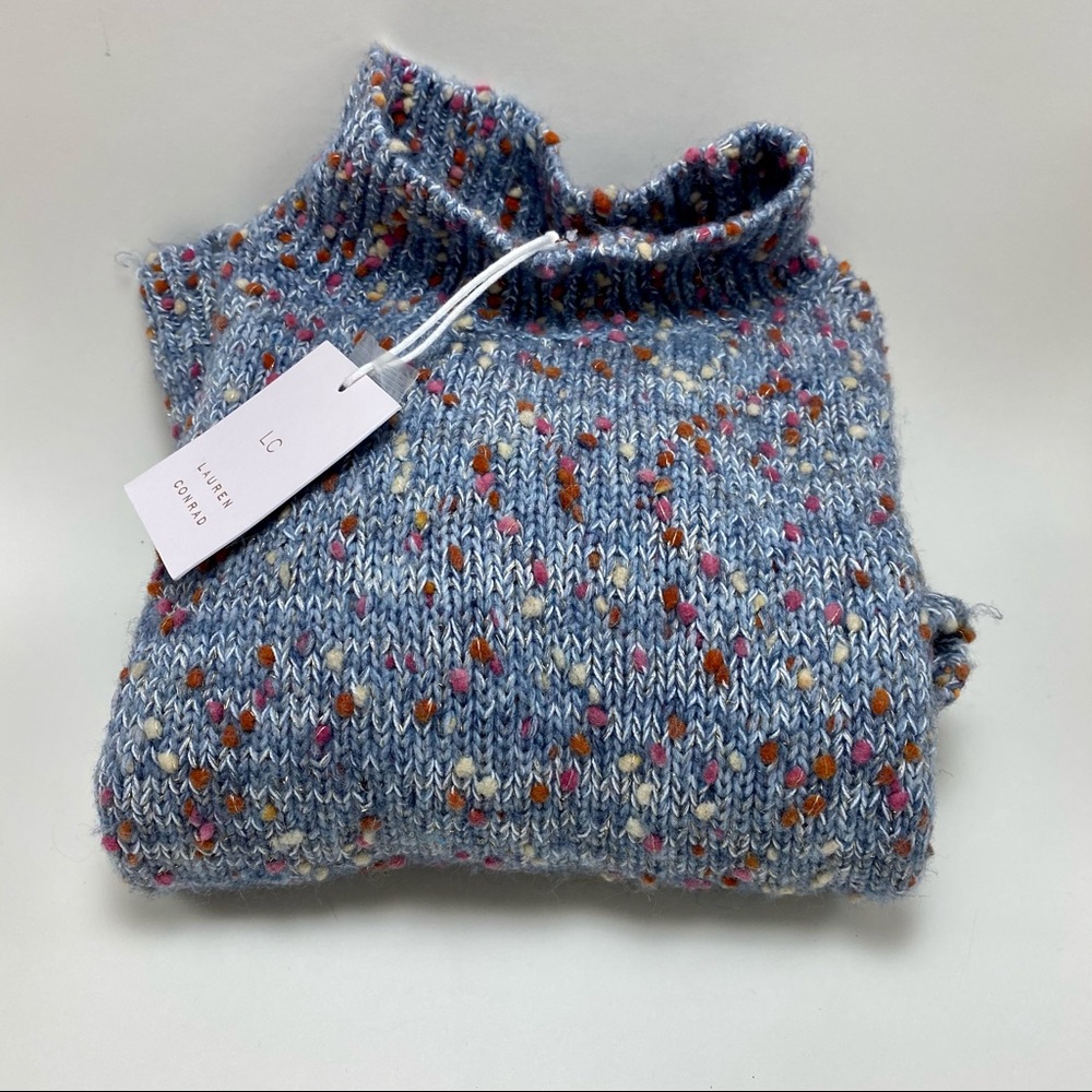 LC by Lauren Conrad Celebrity Blue Sweater Small